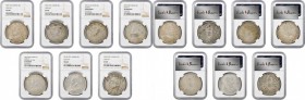 China Mixed Lots

(t) CHINA. Septet of Dollars (7 Pieces), 1914-21. All NGC Certified.

Dollars from 1914(3), 1920 (2), and 1921 (2). Grades range...