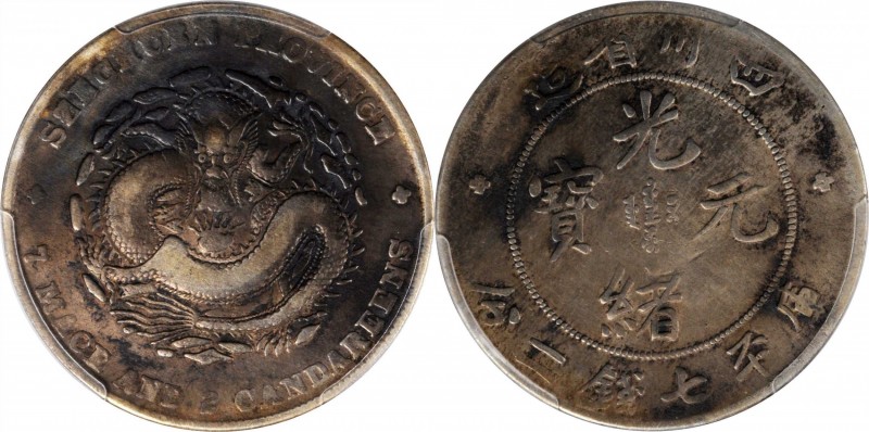 Szechuen

CHINA. Szechuan. 7 Mace 2 Candareens (Dollar), ND (1901-08). PCGS Ge...