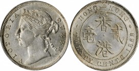 HONG KONG

(t) HONG KONG. 20 Cents, 1868. Hong Kong Mint. Victoria. PCGS AU-55 Gold Shield.

KM-7; Mars-C28. A wholesome coin with abundant frosty...