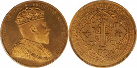 HONG KONG

(t) HONG KONG. Bronze Fantasy Dollar, 1901. PCGS PROOF-68 Gold Shield.

KMX-3a. INA Retro Issue, struck post-2000. A sharply struck and...