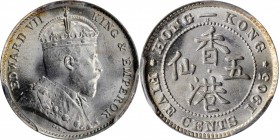 HONG KONG

HONG KONG. 5 Cents, 1905-H. Heaton Mint. PCGS MS-66+ Gold Shield.

KM-12. A blast white and frosty little Gem.

Estimate: $ 70.00 - 1...