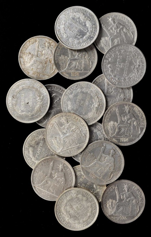 FRENCH INDO-CHINA

FRENCH INDO-CHINA. Group of Piastres (33 Pieces), 1885-1928...