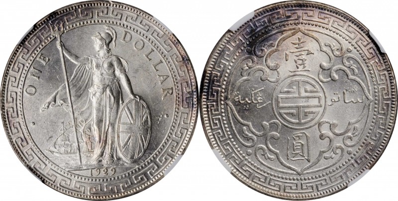 Edward VII to current (since 1902)

GREAT BRITAIN. Trade Dollar, 1929-B. Bomba...