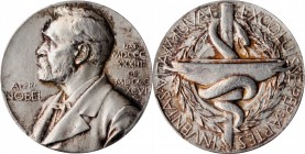 SWEDEN

SWEDEN. Nobel Nominating Committee for Medicine Silver Medal, "P10" (1989). PCGS SPECIMEN-64 Gold Shield.

Obverse: Bust of Alfred Nobel l...