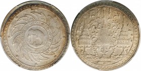THAILAND

THAILAND. Baht, ND (1860). Rama IV. PCGS MS-61 Gold Shield.

KM-Y-11. A softly struck Baht with subtle luster and pleasing peripheral to...