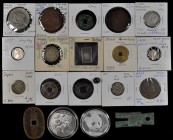 MIXED LOTS

MIXED LOTS. Group of Asian Issues (20 Pieces), mostly 19th to 20th Century. Grade Range: FINE to PROOF/UNCIRCULATED.

Diverse group of...