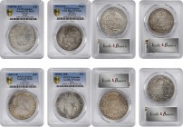 MIXED LOTS

MIXED LOTS. Quartet of Latin American Crowns (4 Pieces), 1805-94. All PCGS Gold Shield Certified.

1) Peru. 8 Reales. 1805-LM JP. Lima...