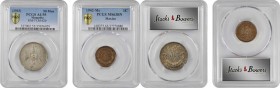 MIXED LOTS

MIXED LOTS. Duo of Minors (2 Pieces), 1925 & 1942. Both PCGS Gold Shield Certified.

1) Mongolia. 50 Mongo. Year 15 (1925). AU-55. KM-...