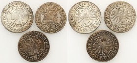 Sigismund I Old
POLSKA/ POLAND/ POLEN / POLOGNE / POLSKO

Zygmunt I Stary. Grosz (Groschen) 1529-1531, Torun, set 3 coins 

Patyna. Rocznik 1529 ...