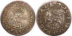 Sigismund II August
POLSKA/ POLAND/ POLEN / POLOGNE / POLSKO

Zygmunt II August. Trojak (3 grosze - Groschen) 1564, Vilnius (Lithuania) 

Końcówk...