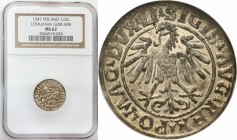 Sigismund II August
POLSKA/ POLAND/ POLEN / POLOGNE / POLSKO

Zygmunt II August. Halfgrosz (Groschen) 1547, Vilnius (Lithuania) NGC MS62 

Końców...