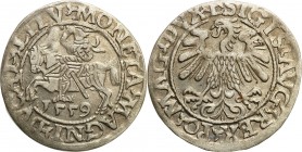 Sigismund II August
POLSKA/ POLAND/ POLEN / POLOGNE / POLSKO

Zygmunt II August. Halfgrosz (Groschen) 1559, Vilnius (Lithuania) 

Ładnie zachowan...