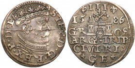 COLLECTION of Polish 3 grosze
POLSKA/ POLAND/ POLEN / POLOGNE / POLSKO

Stefan Batory. Trojak (3 grosze - Groschen) 1586, Ryga (Riga) 

Odmiana t...