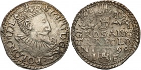 COLLECTION of Polish 3 grosze
POLSKA/ POLAND/ POLEN / POLOGNE / POLSKO

Zygmunt III Waza. Trojak (3 grosze - Groschen) 1598, Olkusz 

Odmiana z g...
