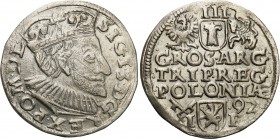 COLLECTION of Polish 3 grosze
POLSKA/ POLAND/ POLEN / POLOGNE / POLSKO

Zygmunt III Waza. Trojak (3 grosze - Groschen) 1592, Poznan/ Posen 

Szer...