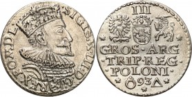 COLLECTION of Polish 3 grosze
POLSKA/ POLAND/ POLEN / POLOGNE / POLSKO

Zygmunt III Waza. Trojak (3 grosze - Groschen) 1593, Malbork 

Odmiana tr...