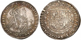 Sigismund III Vasa 
POLSKA/ POLAND/ POLEN / POLOGNE / POLSKO

Zygmunt III Waza. Taler (Thaler) 1628, Bydgoszcz - VERY NICE 

Aw.: Półpostać króla...