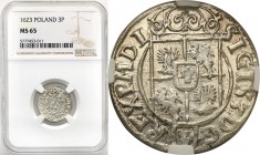 Sigismund III Vasa 
POLSKA/ POLAND/ POLEN / POLOGNE / POLSKO

Zygmunt III Waza. Poltrorak 1623, Bydgoszcz NGC MS65 (MAX) 

Odmiana z herbem Sas w...
