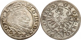Sigismund III Vasa 
POLSKA/ POLAND/ POLEN / POLOGNE / POLSKO

Zygmunt III Waza. Grosz (Groschen) 1607, Krakow (Cracow), GROSS - RARITY R6 

Popie...
