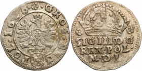 Sigismund III Vasa 
POLSKA/ POLAND/ POLEN / POLOGNE / POLSKO

Zygmunt III Waza. Grosz (Groschen) 1608, Krakow (Cracow) 

Rozeta nad Orłem.Przyzwo...