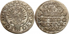Sigismund III Vasa 
POLSKA/ POLAND/ POLEN / POLOGNE / POLSKO

Zygmunt III Waza. Grosz (Groschen) 1614, Krakow (Cracow) 

Subtelna patyna. Moneta ...