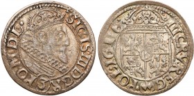 Sigismund III Vasa 
POLSKA/ POLAND/ POLEN / POLOGNE / POLSKO

Zygmunt III Waza. 3 krucierze 1616, Krakow (Cracow) 

Kolorowa patyna. Moneta ze st...