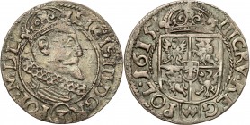 Sigismund III Vasa 
POLSKA/ POLAND/ POLEN / POLOGNE / POLSKO

Zygmunt III Waza. Trzykrucierzówka 1615, Krakow (Cracow) 

Zielonkawa patyna.Kopick...