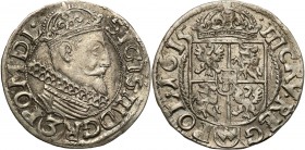 Sigismund III Vasa 
POLSKA/ POLAND/ POLEN / POLOGNE / POLSKO

Zygmunt III Waza. Trzykrucierzówka 1615, Krakow (Cracow) 

Patyna. Ładnie zachowana...
