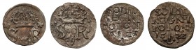 Sigismund III Vasa 
POLSKA/ POLAND/ POLEN / POLOGNE / POLSKO

Zygmunt III Waza. Szelag (Shilling) 1622, 1623, Krakow (Cracow), set 2 coins 

Odmi...