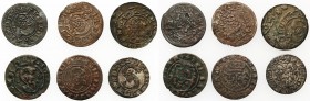 Sigismund III Vasa 
POLSKA/ POLAND/ POLEN / POLOGNE / POLSKO

Zygmunt III Waza. Ternar 1624, 1625 Łobżenica, set 6 coins 

Ciekawy, zróżnicowany ...