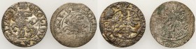 Sigismund III Vasa 
POLSKA/ POLAND/ POLEN / POLOGNE / POLSKO

Zygmunt III Waza. Szelag (Shilling) 1623, Vilnius (Lithuania), set 2 coins 

Rzadsz...