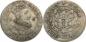 Sigismund III Vasa 
POLSKA/ POLAND/ POLEN / POLOGNE / POLSKO

Zygmunt III Waza. Ort 18 groszy (Groschen) 1623, Gdansk / Danzig 

Skrócona data na...
