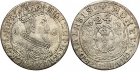 Sigismund III Vasa 
POLSKA/ POLAND/ POLEN / POLOGNE / POLSKO

Zygmunt III Waza. Ort 18 groszy (Groschen) 1624, Gdansk / Danzig 

Przebita data na...