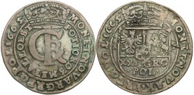 John II Casimir 
POLSKA/ POLAND/ POLEN / POLOGNE / POLSKO

Jan II Kazimierz. Tymf (zlotowka) 1665, Bydgoszcz 

Zielonkawa patyna.Kopicki 1788

...