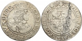 John II Casimir 
POLSKA/ POLAND/ POLEN / POLOGNE / POLSKO

Jan II Kazimierz. Ort 1658, Krakow (Cracow) 

Na rewersie herbem Wieniawa, poniżej ini...
