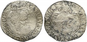 John II Casimir 
POLSKA/ POLAND/ POLEN / POLOGNE / POLSKO

Jan II Kazimierz. Karol X Gustaw. Szostak - 6 groszy (Groschen) 1659 Elblag / Elbing Swe...