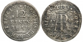 Augustus II the Strong 
POLSKA/POLAND/POLEN/SACHSEN/FRIEDRICH AUGUST I/AUGUST DER STARKE

August II Mocny 1/12 Taler (Thaler) 1708 EPH, Leipzig - R...
