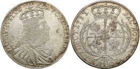 Augustus III the Sas 
POLSKA/POLAND/POLEN/SACHSEN/FRIEDRICH AUGUST II

August III Sas. Tymf 1753, Leipzig 

Rzadki i poszukiwany nominał.Wariant ...