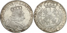 Augustus III the Sas 
POLSKA/POLAND/POLEN/SACHSEN/FRIEDRICH AUGUST II

August III Sas Ort 18 groszy (Groschen) 1754, Leipzig 

Odmiana z buldogow...
