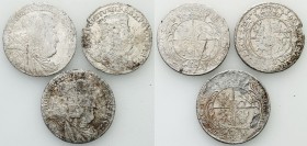 Augustus III the Sas 
POLSKA/POLAND/POLEN/SACHSEN/FRIEDRICH AUGUST II

August III Sas Ort 18 groszy (Groschen) 1754, Leipzig, set 3 pieces 

Mone...