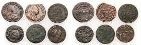 Augustus III the Sas 
POLSKA/POLAND/POLEN/SACHSEN/FRIEDRICH AUGUST II

August III Sas. Szelag (Shilling) 1750-1755, set 6 coins 

Każdy rocznik i...