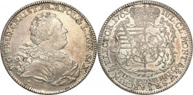 Augustus III the Sas 
POLSKA/POLAND/POLEN/SACHSEN/FRIEDRICH AUGUST II

Friedrich Chrystian. Taler (Thaler) sasko-polski 1763 I.F.ô.F., Leipzig 

...