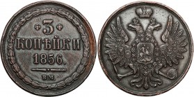 Poland XIX century / Russia 
POLSKA / POLAND / POLEN / RUSSIA / RUSSLAND / РОССИЯ

Polska XIX w./Rosja. Alexander II. 3 Kopek (kopeck) 1856 BM, War...