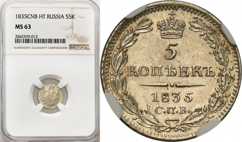 Russia 
RUSSIA / RUSSLAND / РОССИЯ

Rosja, Nicholas I. 5 Kopek (kopeck) 1835 ...