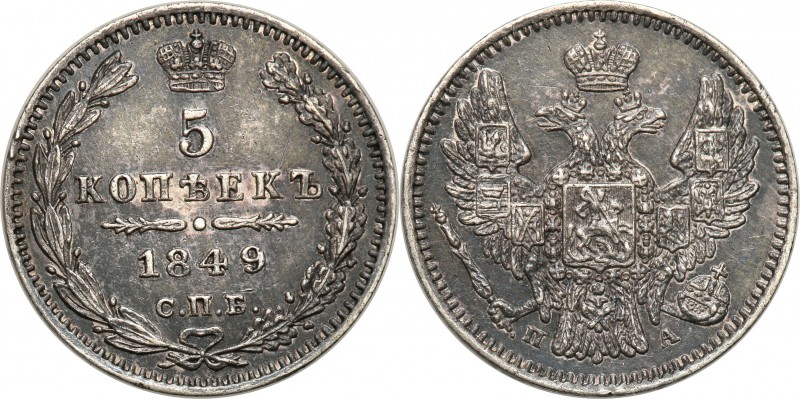 Russia 
RUSSIA / RUSSLAND / РОССИЯ

Rosja Nicholas I 5 Kopek (kopeck) 1849 СП...