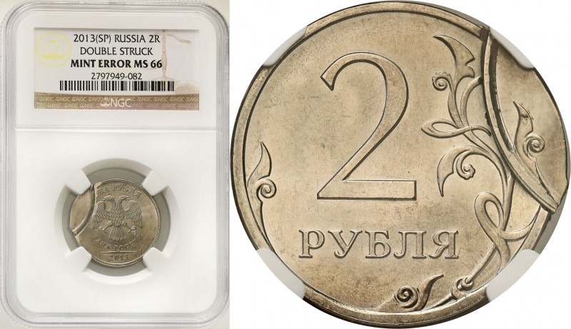 Russia 
RUSSIA / RUSSLAND / РОССИЯ

Rosja, ZSSR. 5 Rubel (Rouble) 2013 NGC MI...