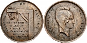 Polish medals & plaques 17th-20th century
POLSKA / POLAND / POLEN / POLOGNE / POLSKO

Poland. Medal 1846 Sculpture of Galicia - RARE R4 

Medal s...