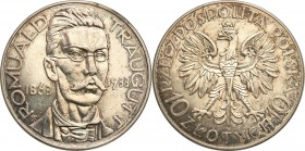Poland II Republic
POLSKA / POLAND / POLEN / POLOGNE / POLSKO

II RP. 10 zlotych 1933 Traugutt 

Moneta ze świeżego stempla, dużo połysku. Przeta...
