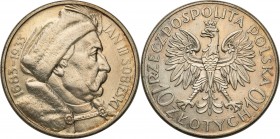 Poland II Republic
POLSKA / POLAND / POLEN / POLOGNE / POLSKO

II RP. 10 zlotych 1933 Sobieski 

Dobrze zachowane szczegóły, ale moneta zprzetart...