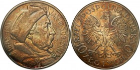 Poland II Republic
POLSKA / POLAND / POLEN / POLOGNE / POLSKO

II RP. 10 zlotych 1933 Sobieski 

Kolorowa patyna, dobrej jakości szczegóły.Egzemp...